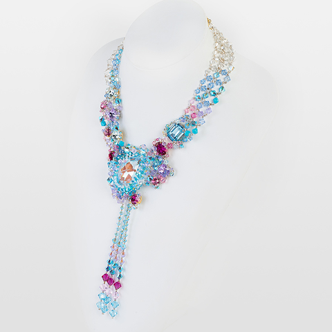 Korino I - Azure Peacock Neckpiece